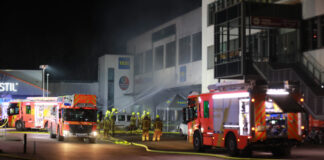 Brand Einkaufszentrum Wülfel