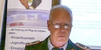 Der 1. Vorsitzende Thomas Bredthauer vom Förderverein der Ortsfeuerwehr Engelbostel e.V.