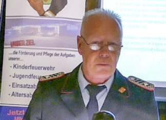 Jahreshauptversammlung des Förderverein der Ortsfeuerwehr Engelbostel e.V. Der 1. Vorsitzende Thomas Bredthauer vom Förderverein der Ortsfeuerwehr Engelbostel e.V.