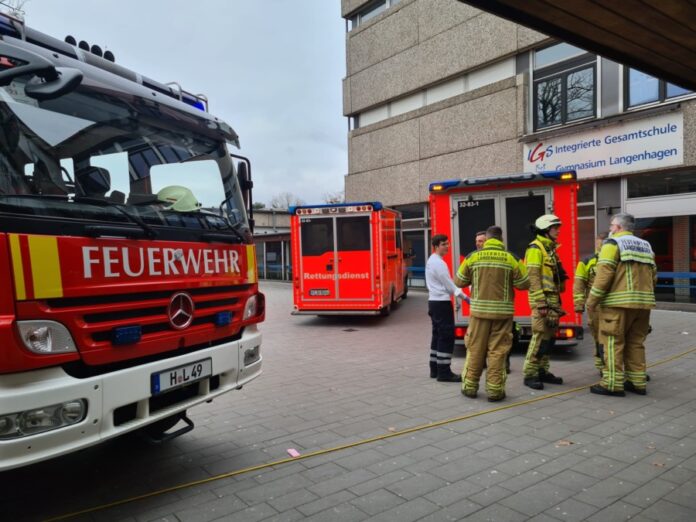 Vermutlich wurde In der IGS Langenhagen Reizgas versprüht. Vier Schüler leicht verletzt.