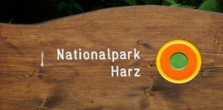 Schild: Nationalpark Harz