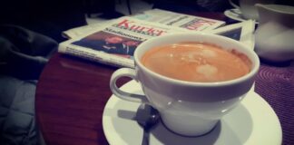 Kaffeetasse mit Kaffee