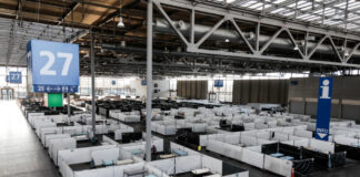 Unterkunft für Geflüchtete - Messehalle 27