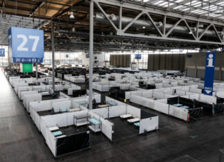 Aufnahme von Geflüchteten: Region Hannover mit Aufnahmequote von 1749 Menschen Unterkunft für Geflüchtete - Messehalle 27