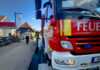 Brand in einer Pizzeria