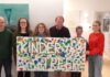 Auf dem Bild sind die vier Kooperationspartner zu sehen (von links nach rechts): Alexander Pischel/MAJA Lebenshilfe Langenhagen - Wedemark, Annika Kruse/Emmausgemeinde, Petra Voigt/win e.V., Martin Hein/Jugendtreff Wiesenau Stadt Langenhagen, Anette Körner /Quartiersmanagement win e.V und Christina Kahle/MAJA Lebenshilfe Langenhagen-Wedemark.