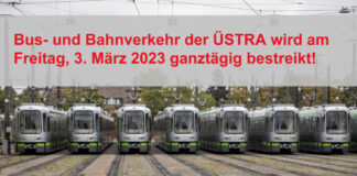Warnstreiks im öffentlichen Dienst: Bus und Bahn werden am Freitag bestreikt