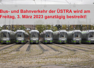 Erneut Warnstreiks im öffentlichen Dienst: Bus und Bahn werden am Freitag bestreikt Warnstreiks im öffentlichen Dienst: Bus und Bahn werden am Freitag bestreikt