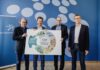Haben gemeinsam den Verkehrsentwicklungsplan vorgestellt: Max Bohnet, Büro Gertz Gutsche Rümenapp Stadtentwicklung und Mobilität GbR, Regionspräsident Steffen Krach, Verkehrsdezernent Ulf-Birger Franz und Klaus Geschwinder, Leiter des Teams Verkehrsentwicklung und Verkehrsmanagement.