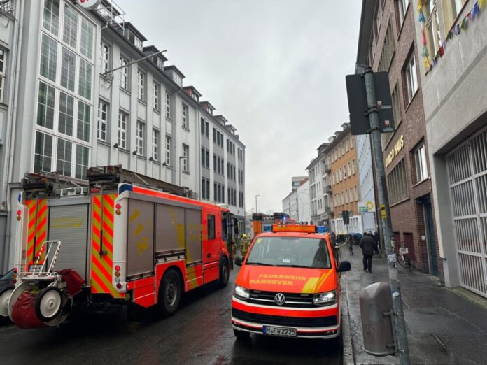 Feuerwehreinsatz Odeonstraße / Hannover