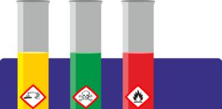 Grafik Reagenzgläser / Chemie