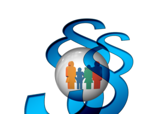 Niedersächsischer KinderHabenRechtePreis 2023 – Ausschreibung startet Grafik: Familie - Kinder - Paragraphen - Recht