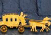 Postillon-goldene Kutsche