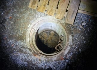 Person in Gully – nicht alltäglicher Einsatz in Altencelle Nicht abgedeckter Gully