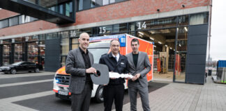 Erster elektrisch angetriebenen RTW in Dienst gestellt.