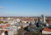 Blick von der Rathauskuppel über Hannover
