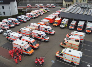 Positives Fazit nach Bombenräumung in Laatzen Bereitstellungsraum bei der Bombenevakuierung in Laatzen.