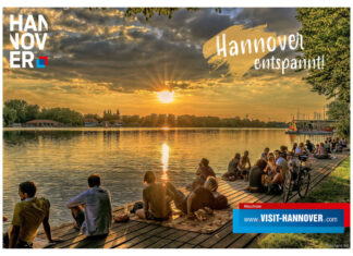 Hannover entspannt – von vielfältigen Aktivitäten bis zu purer Erholung! Poster Frühjahrskampagne Maschsee