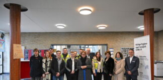 Innenministerin Daniela Behrens besucht Schülerinnen und Schüler der Hannah-Arendt-Schule.