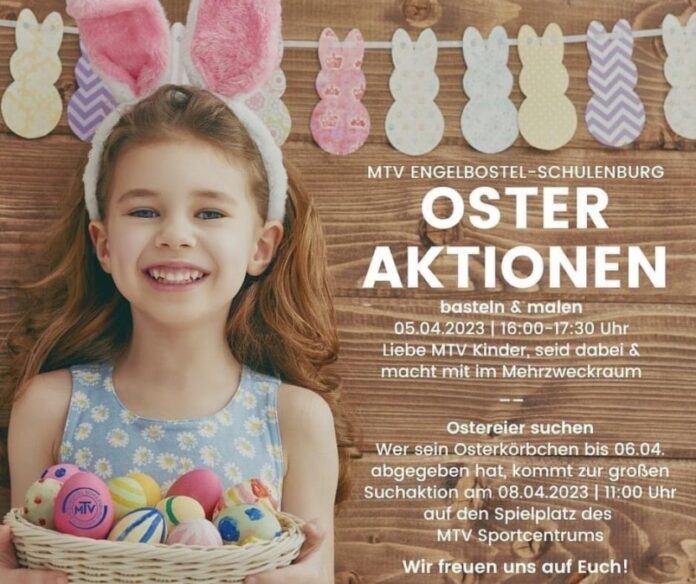 Poster: Osterbasteln/Osteraktion beim MTV