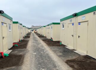 Lahe: Neue Flüchtlingsunterkunft in der Kirchhorster Straße Neue Flüchtlingsunterkunft in der Kirchhorster Straße.