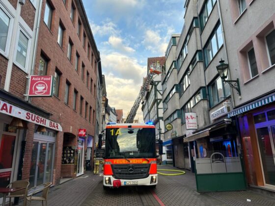 Feuerwehreinsatz in Hannovers Altstadt - Wohnungsbrand