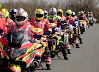 Johanniter-Motorradstaffeln gehen in die Winterpause – 4.745 ehrenamtliche Stunden geleistet Stauhilfe-Saisoneröffnung 2023