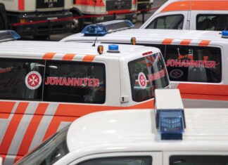 Tag der offenen Tür an der Johanniter-Akademie am Samstag, 6.Mai 2023 Einsatzfahrzeuge Johanniter