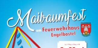 Plakat: Maibaumfest in Engelbostel 2023