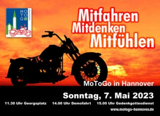 18. MoToGo startet wieder in Hannover MoToGo Plakat 2023 - 18. MoToGo startet am 7. Mai 2023 in Hannover.