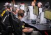 virtuelle Fußballmannschaft in Aktion