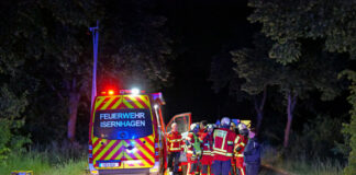 Feuerwehreinsatz - Personensuche in der Gartenstadt Lohne