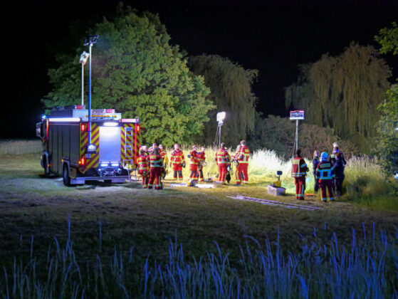 Feuerwehreinsatz - Personensuche in der Gartenstadt Lohne