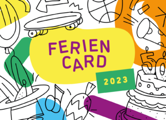 FerienCard 2023 – Verkauf startet am 22. Mai Poster: FerienCard 2023