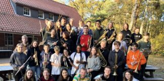 Das Jugendblasorchester der Musikschule Langenhagen.
