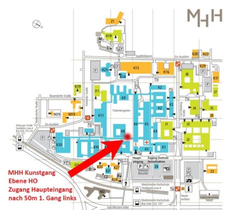 Karte: MHH KunstGang