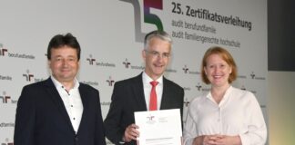 Zum siebten Mal hat die MHH das Zertifikat „audit familiengerechte Hochschule“ erhalten
