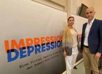 Stadt Hannover kooperiert mit der Robert-Enke-Stiftung Teresa Enke und Oberbürgermeister Belit Onay präsentierten das Präventionsprojekt "Impression Depression", das die Landeshauptstadt Hannover gemeinsam mit der Robert-Enke-Stiftung auf den Weg gebracht hat.