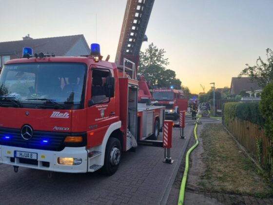 Feuerwehreinsatz in Burgdorf - Wohnungsbrand Einfamilienhaus