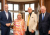 Belit Onay, Heidrun Merk, Herbert Schmalstieg und Stephan Weil (v.l.)