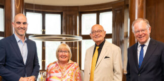 Belit Onay, Heidrun Merk, Herbert Schmalstieg und Stephan Weil (v.l.)