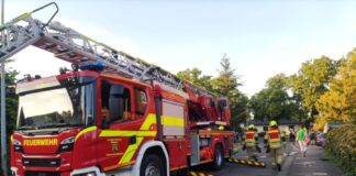 Wohnhausbrand in der Wedemark.