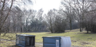 Silbersee - Vandalismus an Toilettenhäuschen