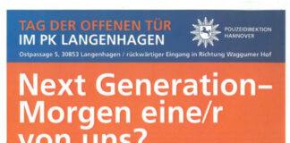 Plakat - Tag der offenen Tür - Polizei Langenhagen