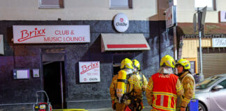 Feuer im "BRIXX" in der Mehlstraße