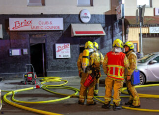 Feuer in Club & Musik-Bar in der Mehlstraße Feuer im "BRIXX" in der Mehlstraße