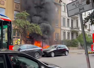 Hannover: Müllbrand in der Kestnerstraße Feuerwehreinsatz Hannover