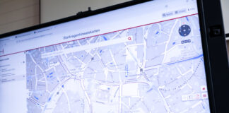 Starkregenhinweiskarte für die Stadt Hannover