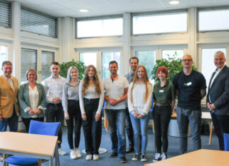 Neue Auszubildende bei der Stadtverwaltung Langenhagen Begrüßung Azubis 01.08.2023 - Stadt Langenhagen