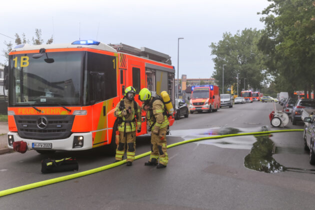 Hannover-Hainholz: Brand in einem Lagerhaus